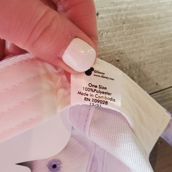 NWT Disney Mickey Mouse Pineapple Tie-Dye Dad Cap (One Size) Unisex Purple - Picture 5 of 12